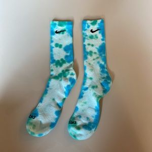 Custom Tie Dye Nike Crew Socks